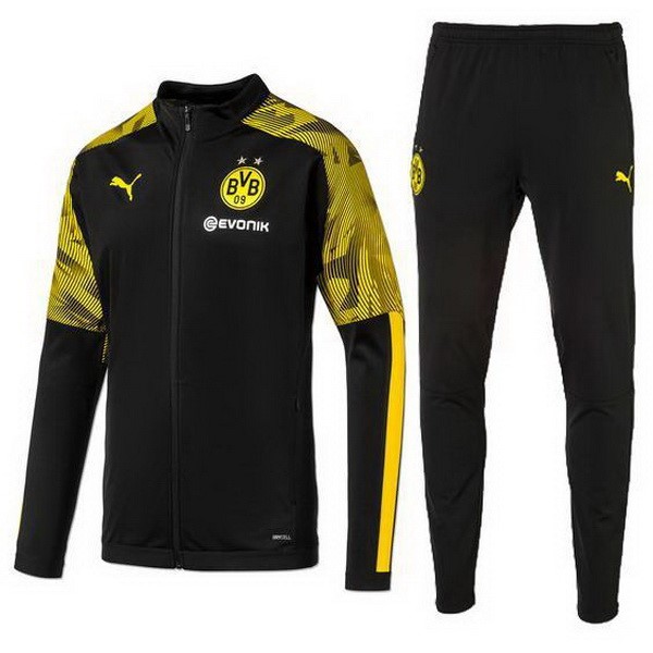 Trainingsanzug Borussia Dortmund 2019-20 Schwarz Jaune